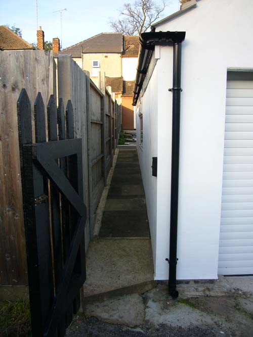 Path and gate.